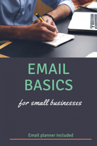 Email basics for small businesses! Use these tips to nurture and grow your email list. Email planner included!