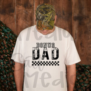 Checkered bonus dad PNG