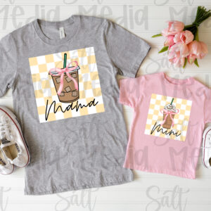 Mama and Mini Coffee Bundle PNG
